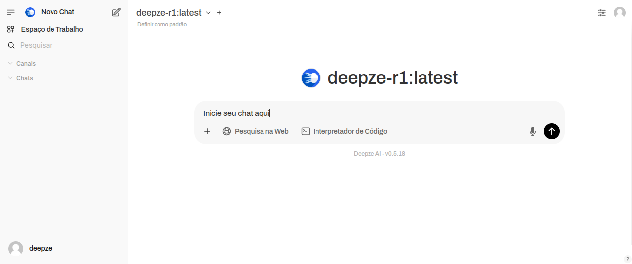 Interface de conversação